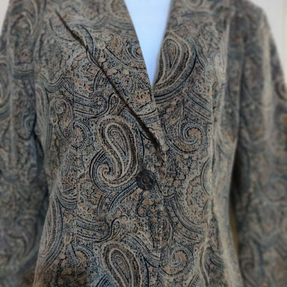 Corduroy look parsley blazer